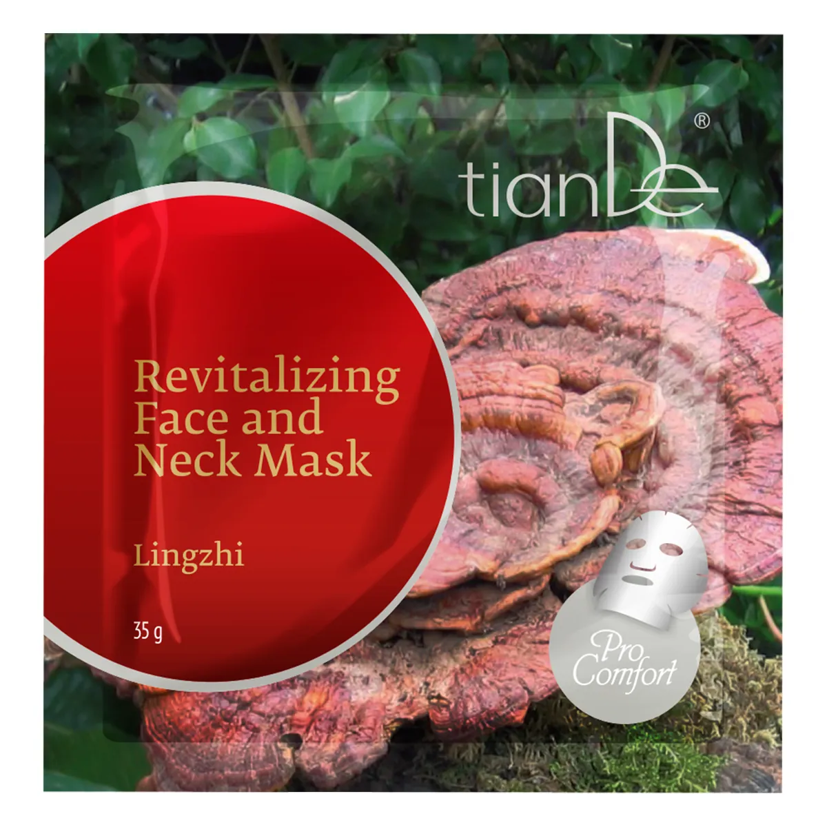 Revitalisierungsmaske für Gesicht und Hals Lingzhi