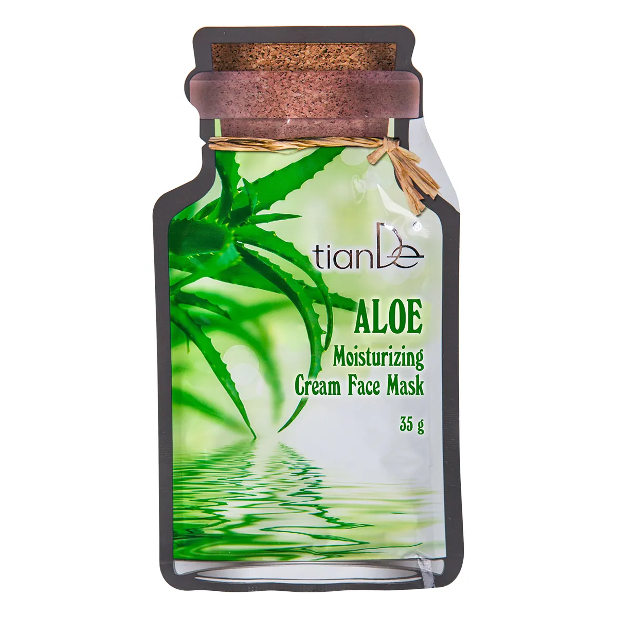 Feuchtigkeitsspendende Creme-Gesichtsmaske Aloe