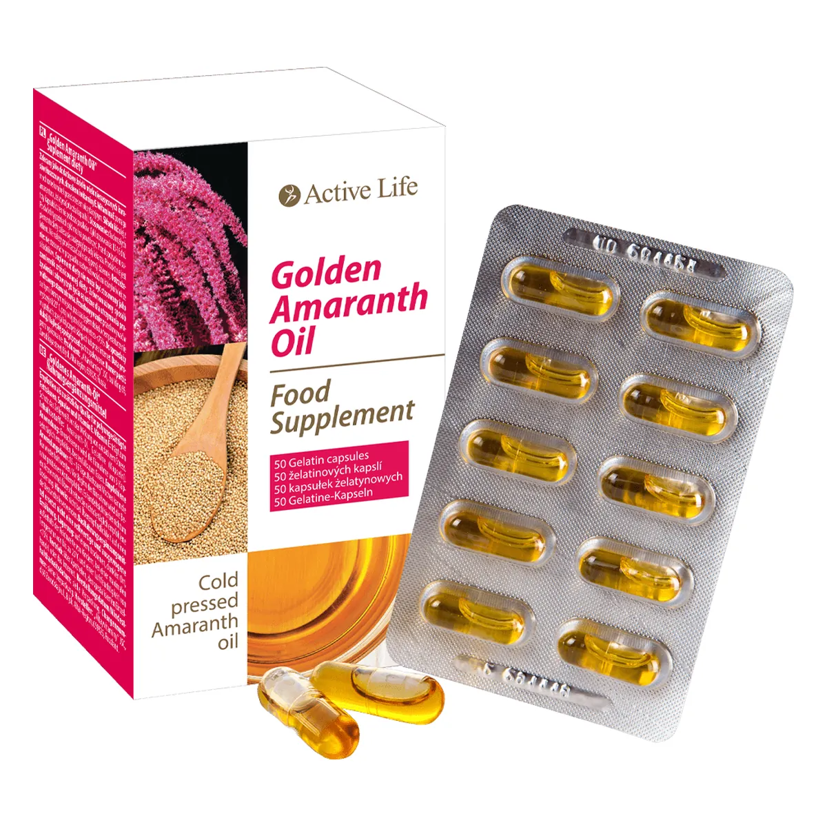 „Goldenes Amaranth-Öl“