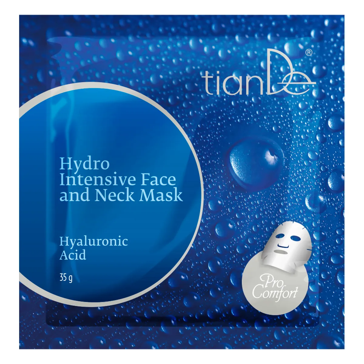 Intensive Hydratationsmaske für Gesicht und Hals Hyaluronsäure