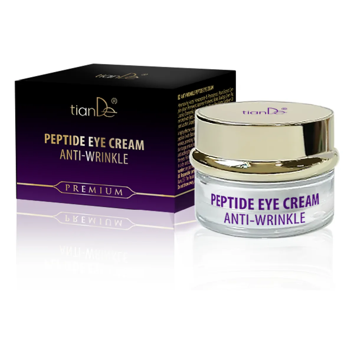 Peptide Creme für Augenlider gegen Falten