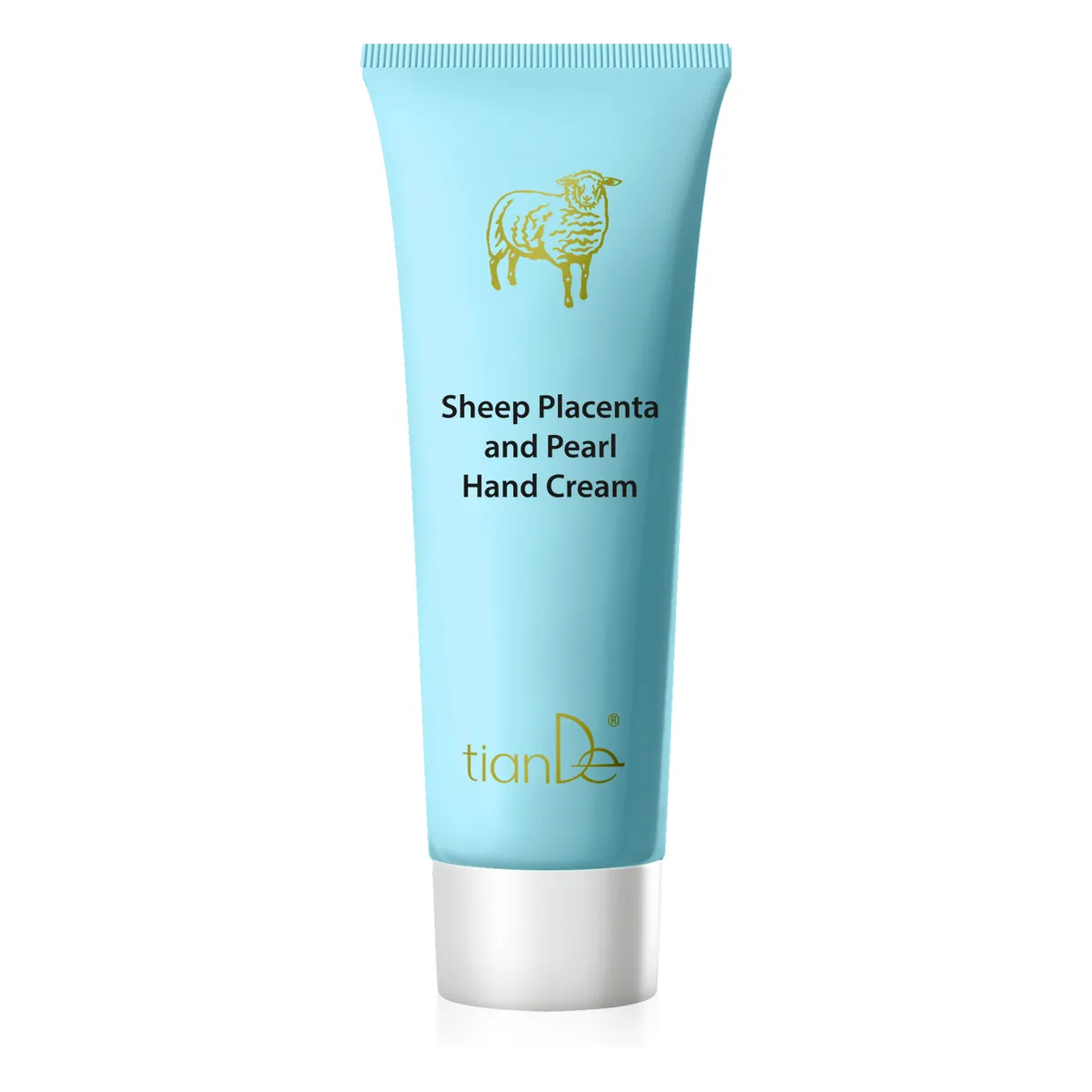 Handcreme mit Plazenta und Perlenpuder