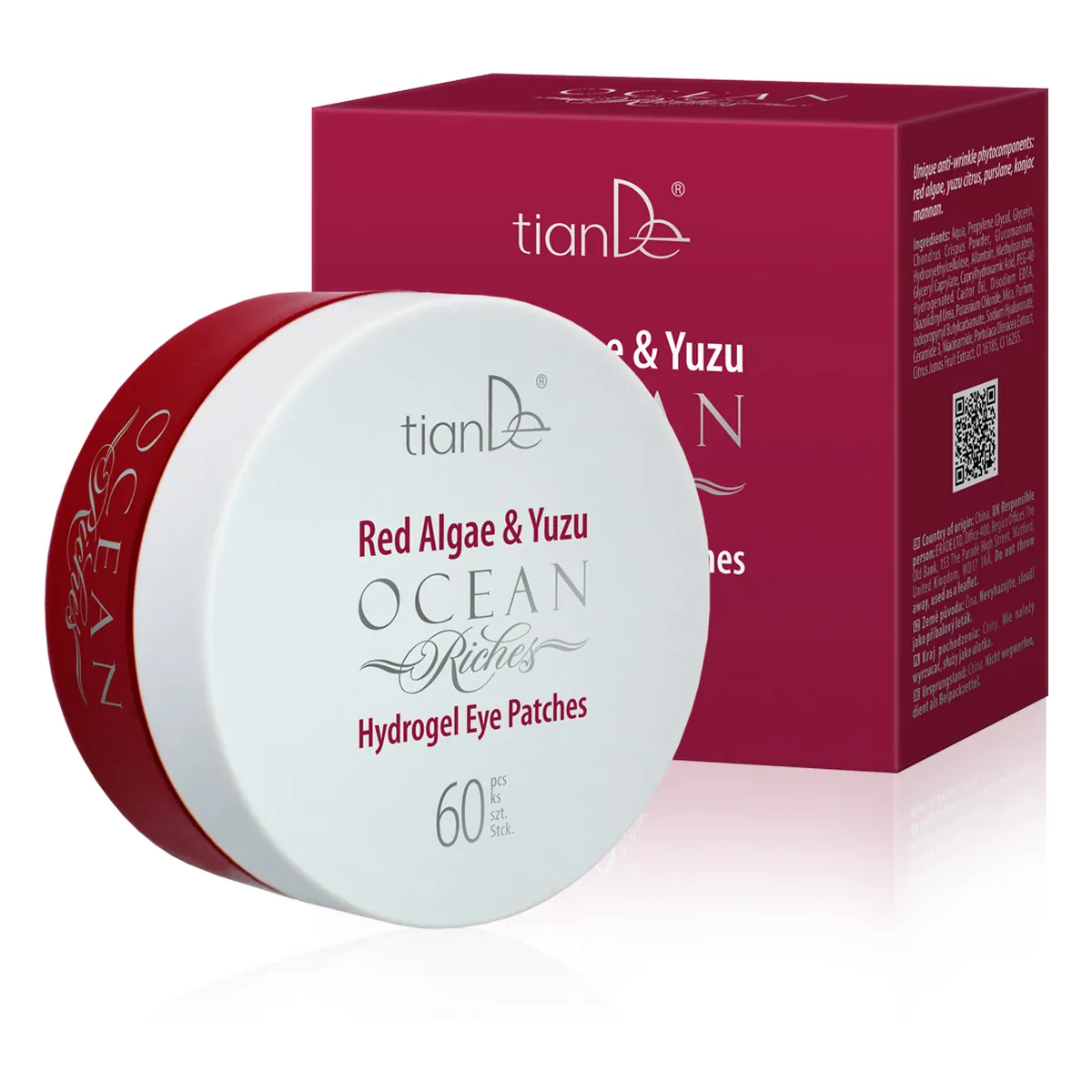 Rotalgen & Yuzu Hydrogel Augenpads 60 Stk.