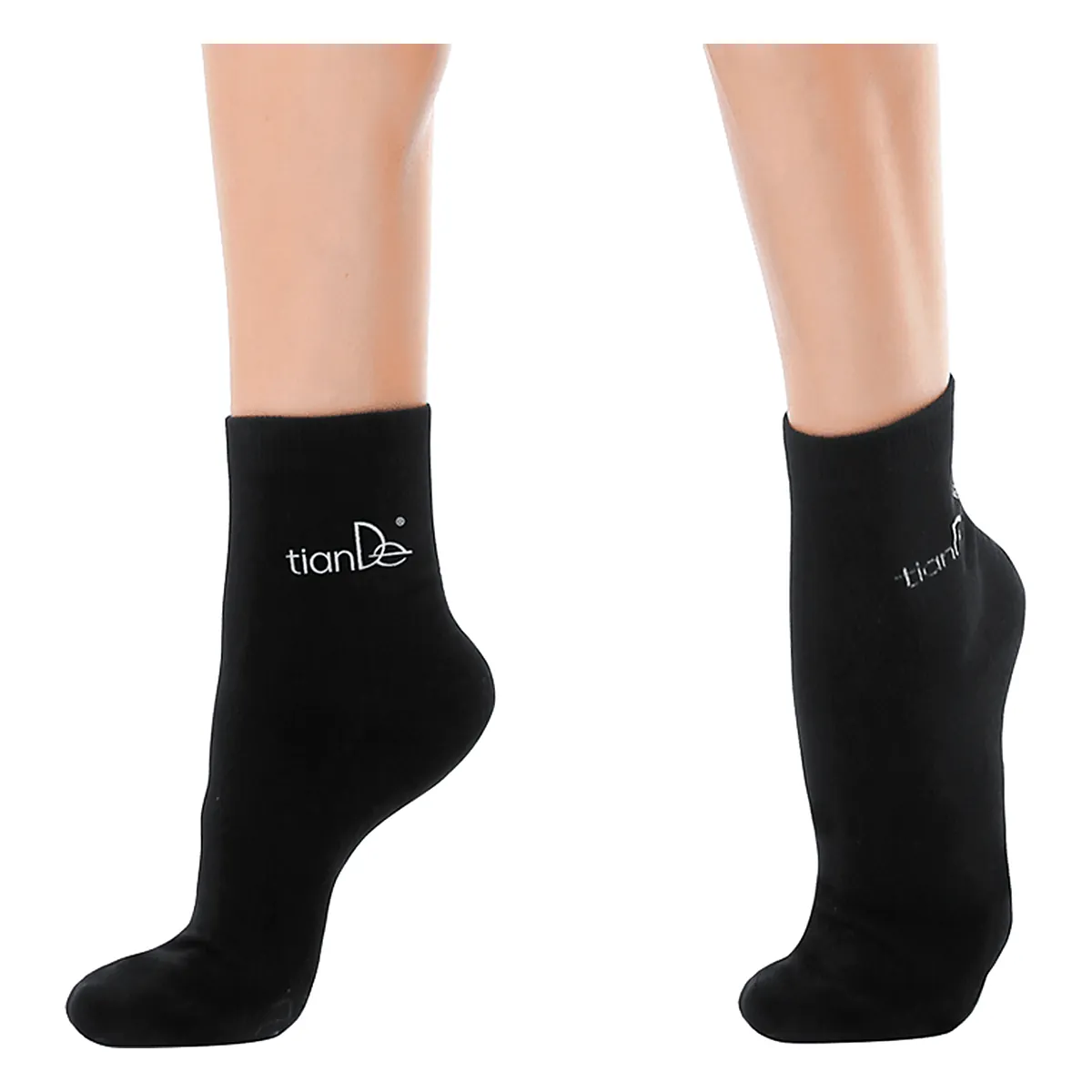 Socken mit aufgetragenem Spot-Turmalin