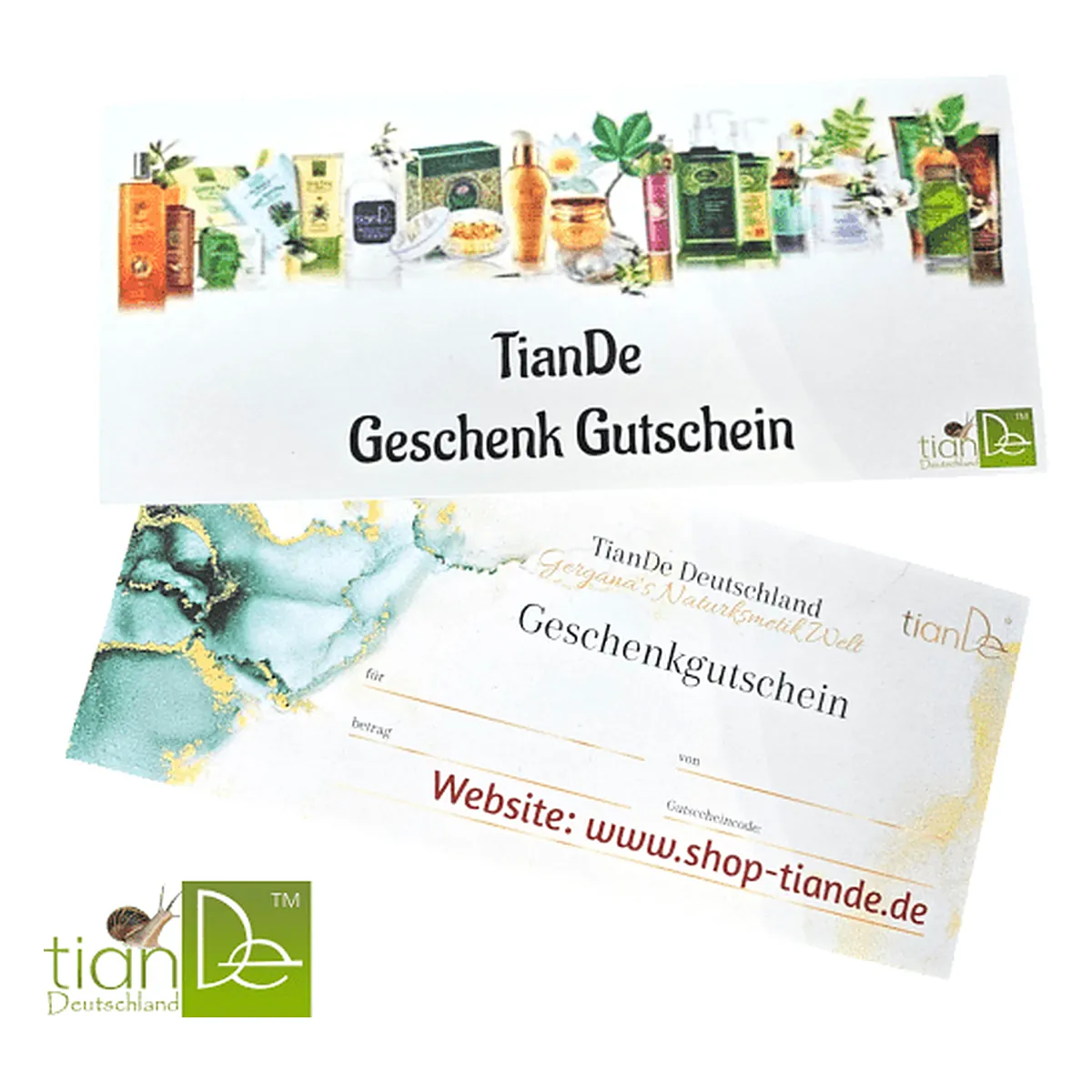 TianDe Geschenkgutschein 50€